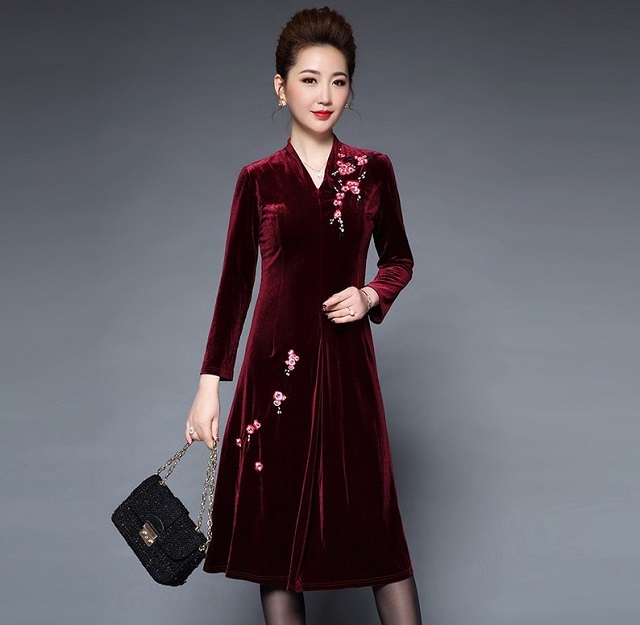 Tổng hợp Váy Nhung Đỏ giá rẻ, bán chạy tháng 9/2023 - BeeCost