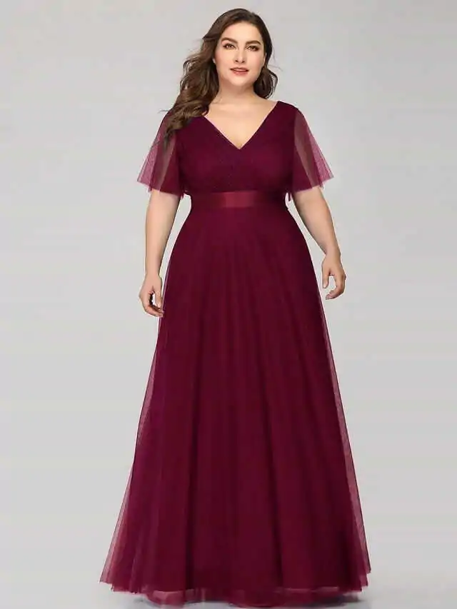 Mẫu đầm dành cho người trung niên mập tại ngọc bích fashion
