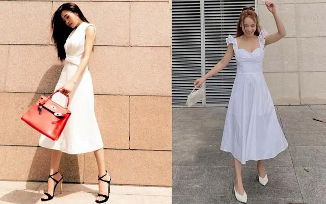 Những chiếc đầm trắng sẽ khiến bạn nổi bật, cuốn hút hơn.